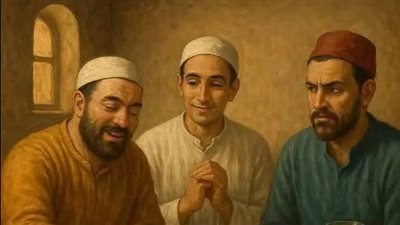 ثلاث أصحاب